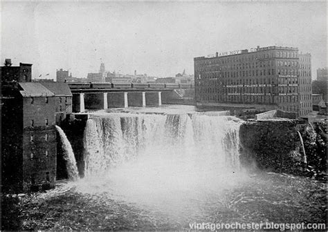 Vintage Rochester: High Falls Rochester NY 1900