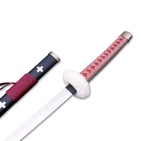 One Piece Trafalgar Law Red Sword Cosplay Wooden Weapons Op Ac 007