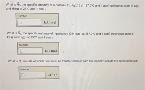 Solved The Fischer Tropsch Process Is A Reaction In Which A Chegg