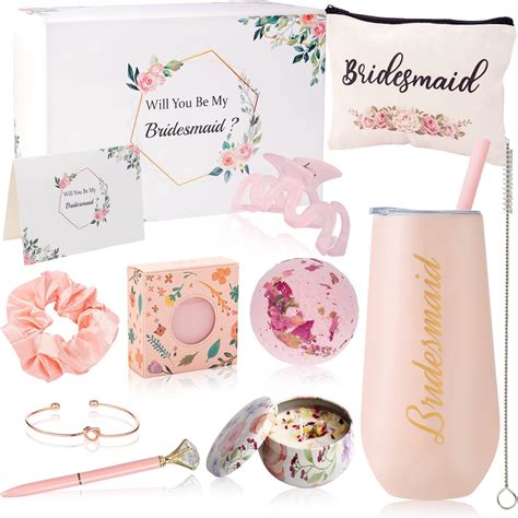 Amazon Pcs Bridesmaid Proposal Gifts Sets Maid Matron Of Honor