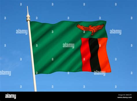 Flag of Zambia Stock Photo - Alamy