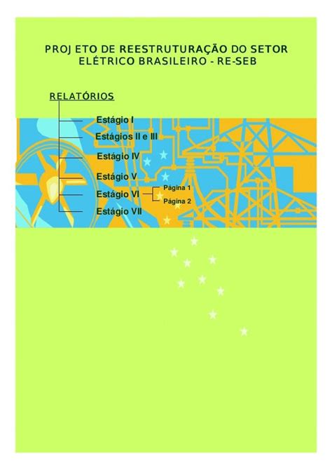 Relatório de reestruturação do setor elétrico reseb PDF