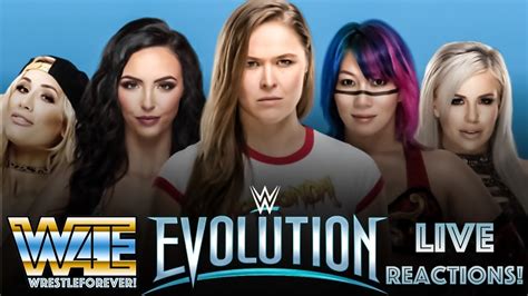 Wwe Evolution 2018 Live Stream Reactions Wrestleforever Youtube