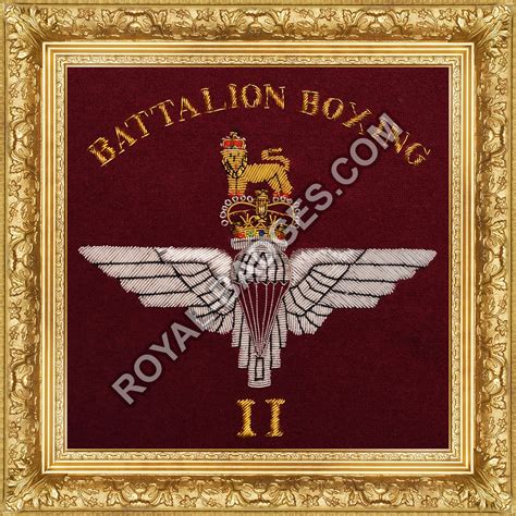 Battalion Boxing Frame Blazer Badge Royal Badges Llc The Hand Made