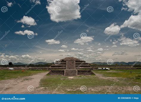 Aztec Pyramid In Mexico. Mayan Civilization Stock Photo | CartoonDealer ...