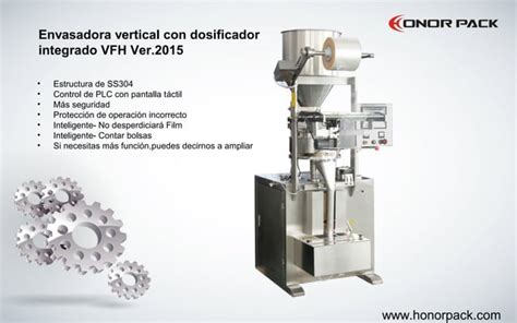 Nueva Envasadora Vertical De Sachet Honorpack Ppt