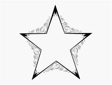 Clip Art Collection Of Free Transparent - Fancy Star Clipart , Free ...