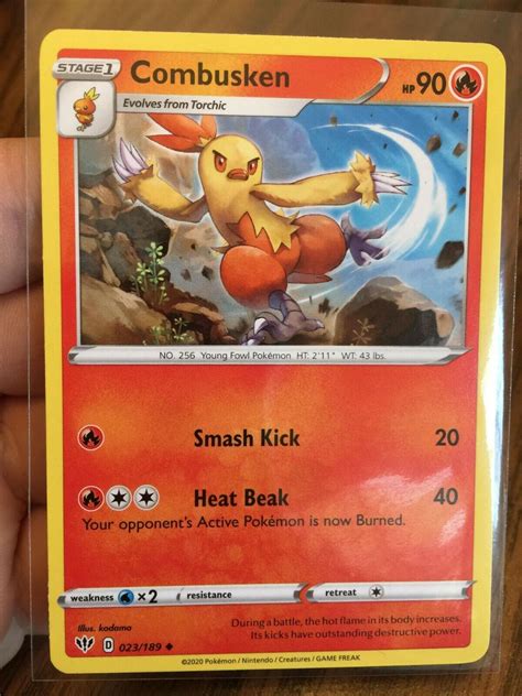 Combusken Pokemon Card Printable Cards