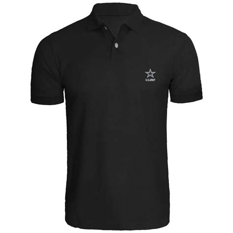 Mens U.S.Army LOGO Logo Embroidered Polo Shirts Men Shirts-in Polo from ...