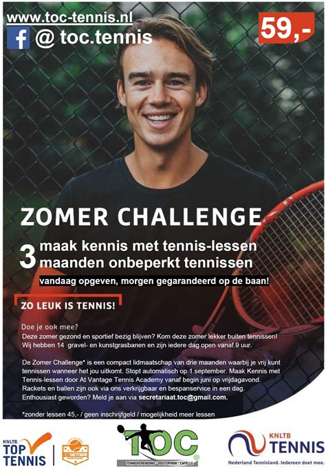 Zomer Challenge T O C Tennisvereniging Oosterpark Capelle