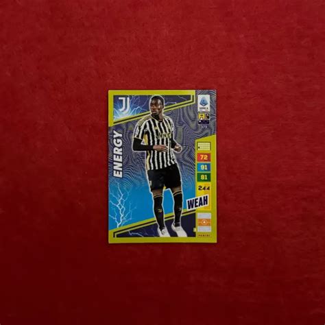 Timothy Weah Juventus Card Panini Calciatori Adrenalyn Xl N