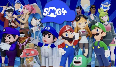 Smg4 And The Gang By Hh Art02 On Deviantart