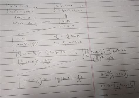 Integral Of Tanx 3