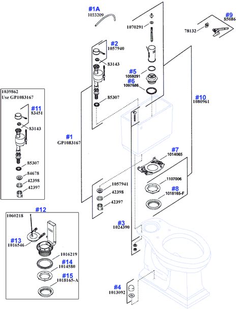 Repair Parts For Kohler Memoirs Toilet