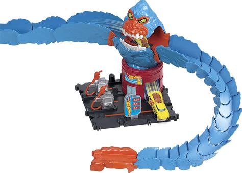 Трек Хот Вилс Сити Атака Гориллы На Заправку Hot Wheels City Gorilla On Gas Station