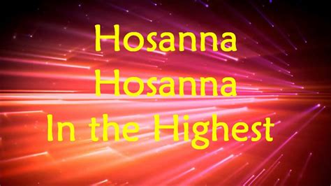 Bishop Paul S Morton Sr Hosanna In The Highest Lyrics Youtube