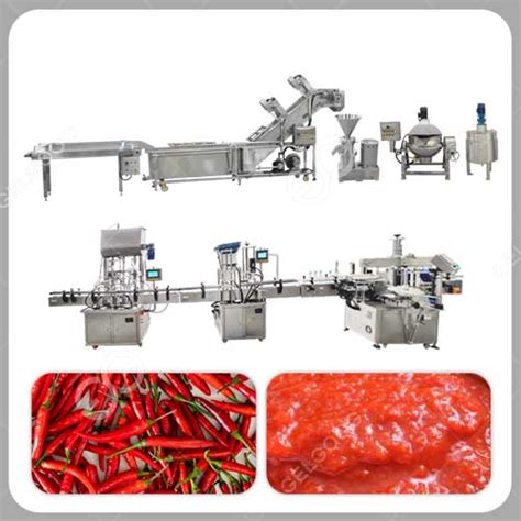 Industrial Hot Chili Sauce Processing Production Line