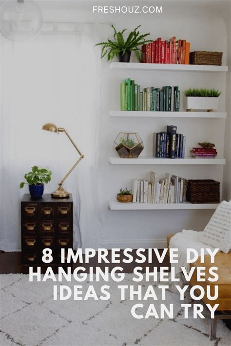 Diy Hanging Shelves Ideas Freshouz Home And Architecture Decor