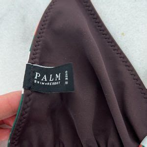 Palm Swim Nwt Palm Floral Print Bikini Top And Bottom Size 2 Poshmark