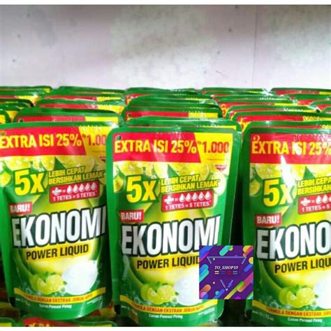 Jual Ekonomi Power Liquid Sabun Pencuci Piring Ml Shopee Indonesia