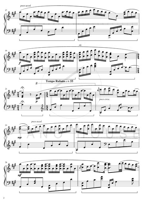 River Flows In You Piano Sheet Music Center Quang Quý