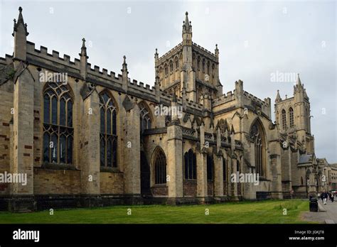 Bristol Cathedral, College Green, Bristol City Centre Stock Photo - Alamy