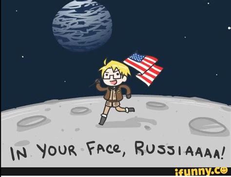 Space Race Happy Th Anniversary Hetalia America Hetalia Anime