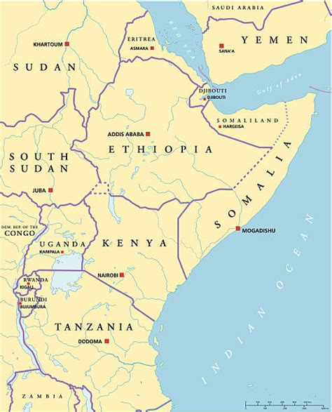 East Africa Map Stock Photos Pictures And Royalty Free Images Istock