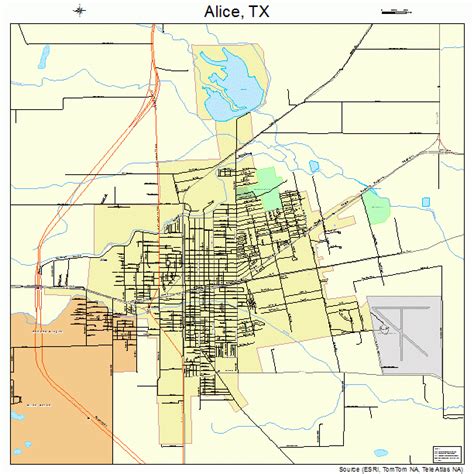 Alice Texas Street Map 4801852