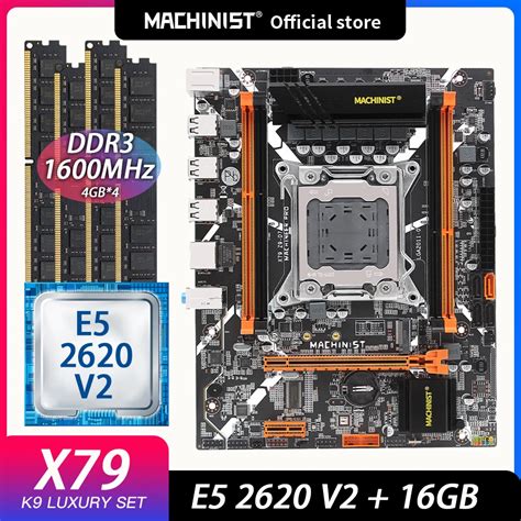 Machinist Conjunto De Placa Base X Lga Intel Xeon E V