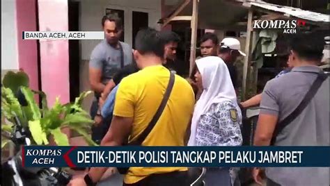 Detik Detik Polisi Tangkap Pelaku Jambret Video Dailymotion