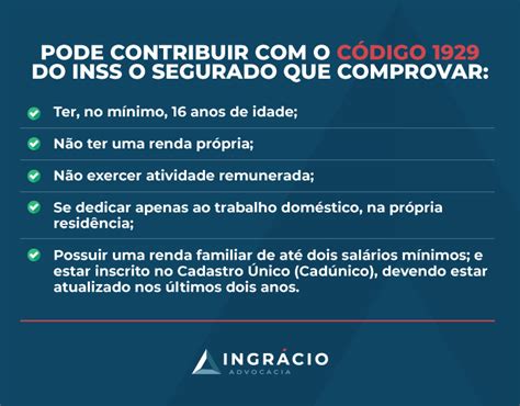 Código 1929 Inss O Que Significa - Código 1929 do INSS: quais são os benefícios e como contribuir?