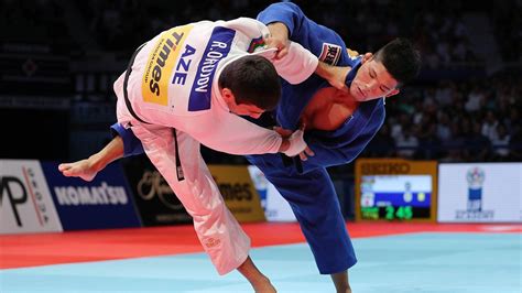 Aspirantes al oro olímpico Ōno Shōhei el judoca japonés más cercano