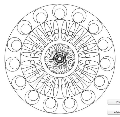 A Circular Design With Circles In The Center