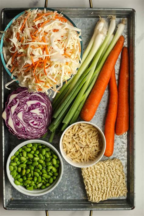 Crunchy Asian Cabbage Salad With Ramen Noodles Suebee Homemaker