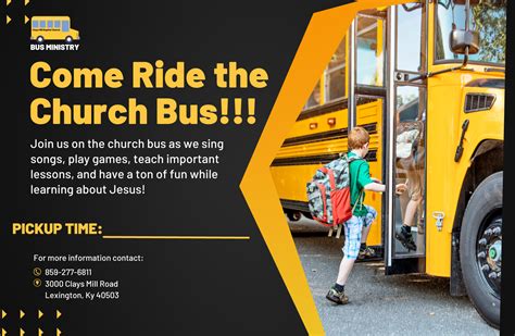 Come Ride The Church Bus Tract YP Life