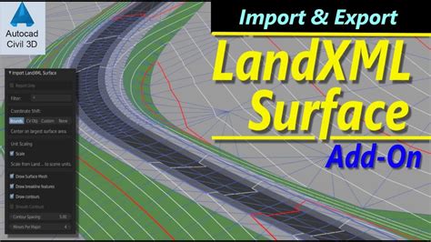 How To Import And Export Landxml File In AutoCAD Civil 3d Create