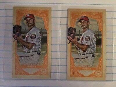 Topps Gypsy Queen Max Scherzer Fortune Teller Mini Washington