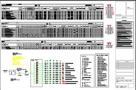 Diagrama Unifilar Y Cuadro De Cargas Residencial En Dwg 10865 Kb Librería Cad