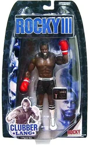 Rocky III Series 3 Clubber Lang Action Figure Fight Gear Jakks Pacific ...