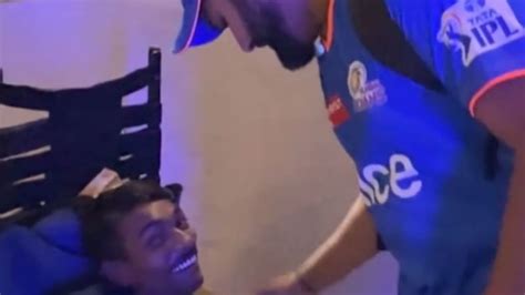 Rohit Sharma Makes Specially Abled Fans Day By Fulfilling His Wish