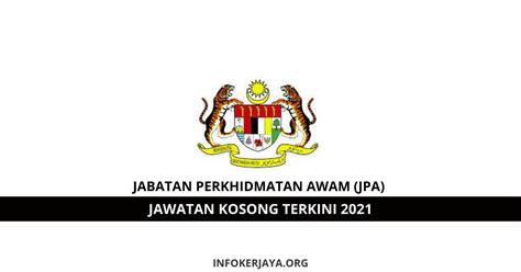 Jawatan Kosong Jabatan Perkhidmatan Awam Jpa Jawatan Kosong Terkini