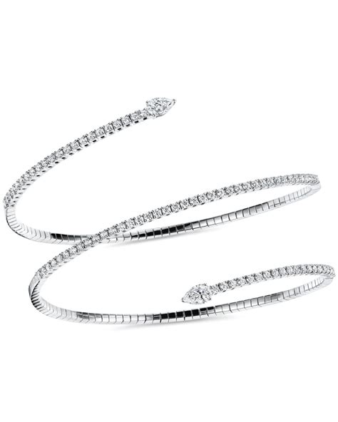 Flexible Diamond Swirl Bracelet Turgeon Raine