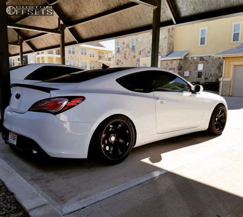 Hyundai Genesis Coupe Black Rims