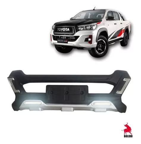 Defensa Con Led Bumper Parachoque Toyota Hilux Rocco 2019 Cuotas