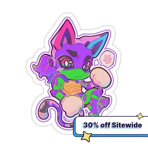 Rottmnt Cats Donnie Sticker For Sale By Teatreeleafs Cats