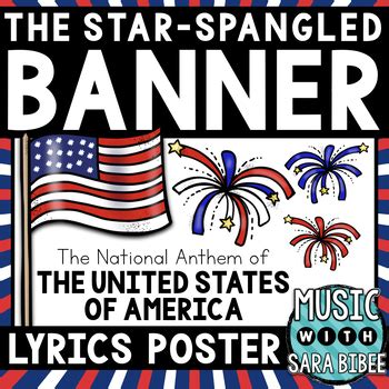 American national anthem lyrics printable - mzaerallstar