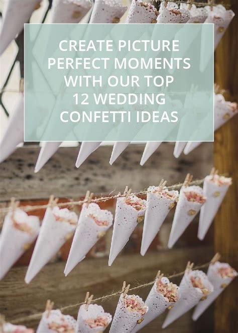 Biodegradable Confetti Ideas For Your Wedding Diy Confetti Cones