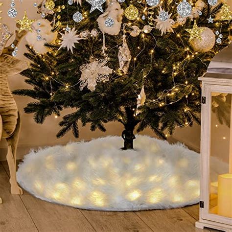 Reviews for Lewtemi 36 Inch Christmas Tree Skirt with LED Light ...