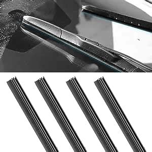 Amazon 4PCS Windshield Wiper Blade Refills Rubber Strips DIY